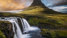 Kirkjufellsfoss Waterfall in Iceland