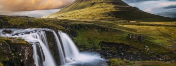 Kirkjufellsfoss Waterfall in Iceland