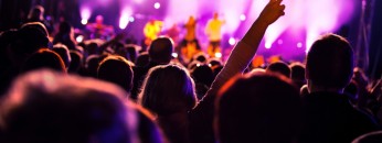 People on music concert